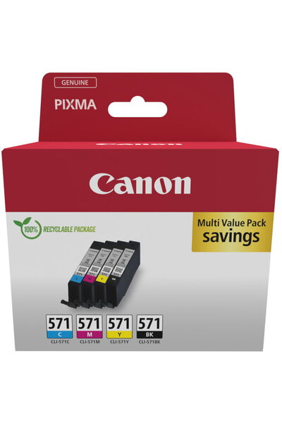 Canon Ink Multipack CLI-571 (blister pack with security band)