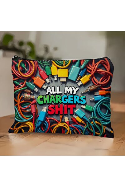 Choice حقائب مكياج رمادية اللون، جميع شواحني تافهة - حقائب بسحاب متعددة الوظا...