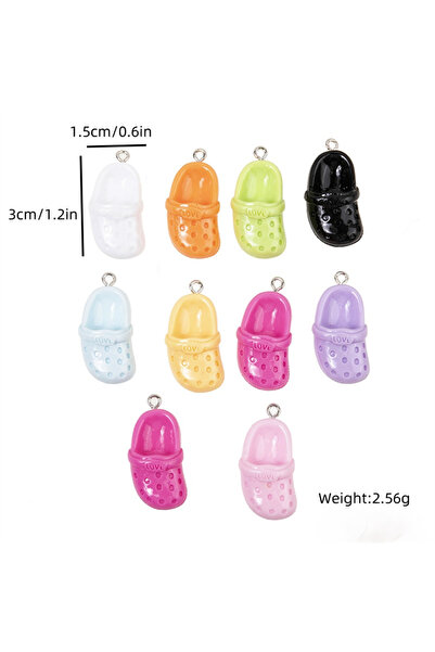 Choice STYLE 1 10pcs/pack Simulation Red Colored Pepper Slipper Charms Resin ...