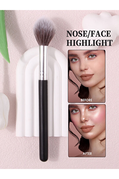 Choice black Professional Setting Makeup Brush, For Setting Powders & Highlig...