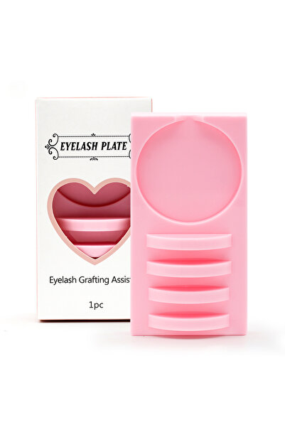 choice2 1PC pink 1PCS Reusable 2 in 1 Acrylic False Lashes Eyelash Stand Pad ...