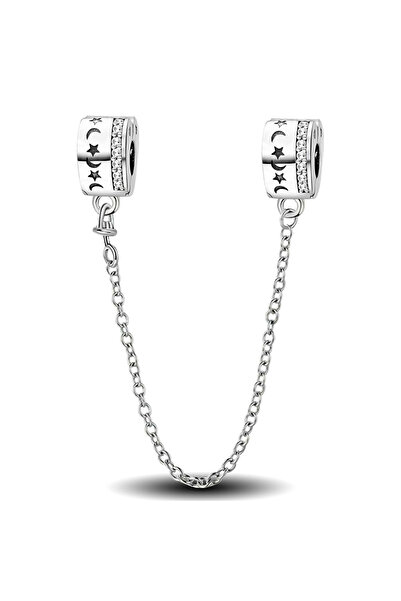 Choice TCE0418P4 925 Sterling Silver Cute Star Moon Series Charms Beads Fit D...