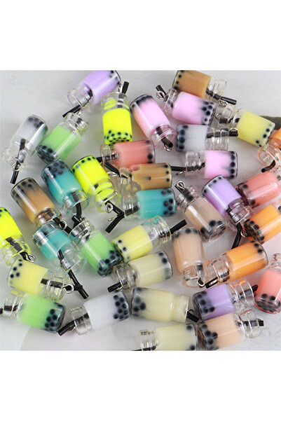 Choice 20 قطعة من المعلقات الزجاجية الشفافة (10/20 قطعة) مع زجاجات عصير، مشرو...