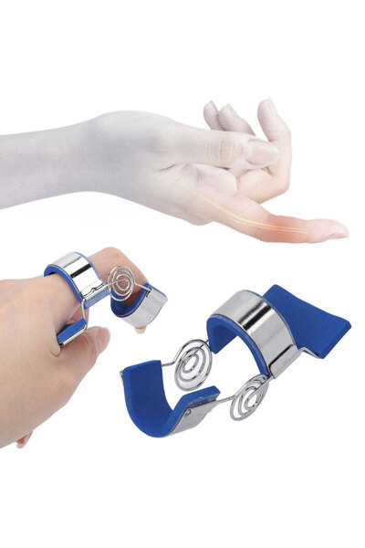 choice2 جبيرة إصبع صغيرة زنبركية لإعادة التأهيل، تقويم الأصابع، تدريب سهل الا...