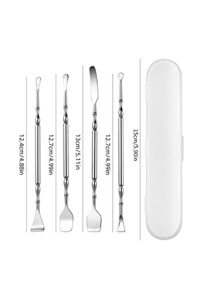 Choice6 4PCS COMBO Stainless Steel Blackhead Remover Tweezers Pimple Tool wit...