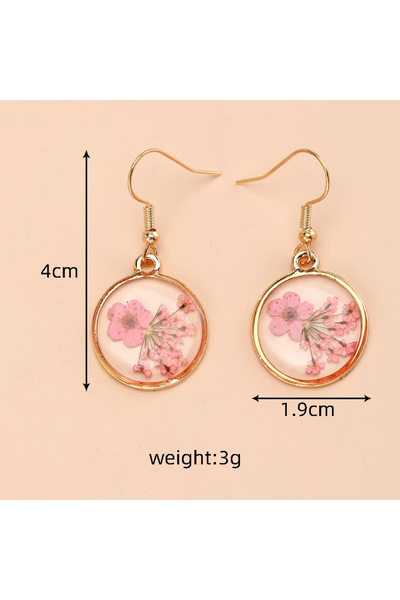 Choice Type6 New Dried Flower Dangle Earrings Jewelry for Women with Hypoalle...