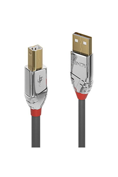 LİNDY Cablu USB 2.0 tip A la tip B, 2m Cromo Line, L36642