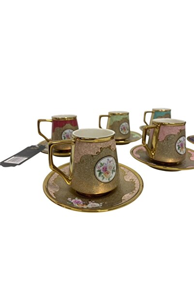 ACAR Shp-08263 Stellan Mixed 6-Piece Coffee Cup Set