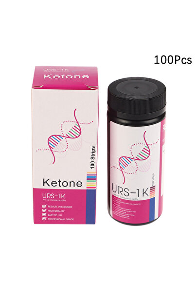 Choice1 ١٠٠ شريط اختبار كيتو (٥٠/١٠٠) لأنظمة الكيتو الغذائية، وأتكينز، وباليو...