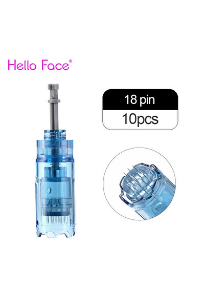 Choice ١٠ قطع من إبرة خرطوشة قلم دكتور بن M8S ذات ١٨ دبوسًا، بديلة لخرطوشة نا...