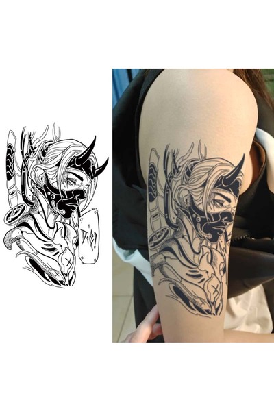 Choice Japanese demon, lasting 1-2 weeks waterproof, temporary tattoo sticker...