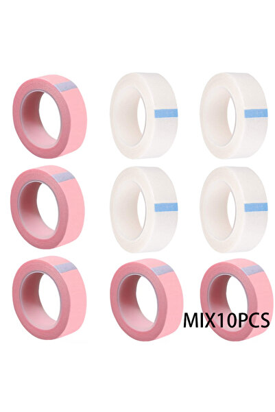 Choice مزيج من 10 قطع، 3/10/50 قطعة من شريط لاصق للرموش بتقنية الميكروبور، أش...