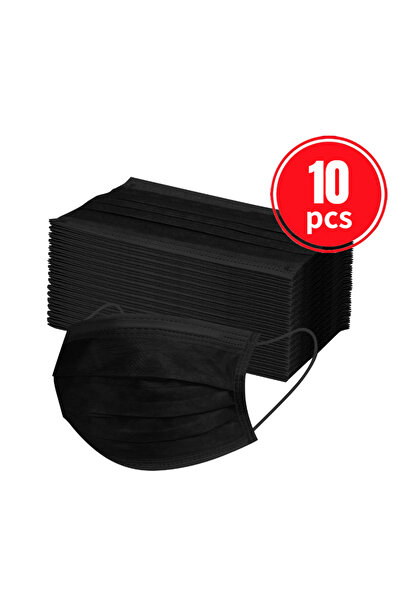 Choice Black-10PCS 10-600pcs Black Disposable Certified surgical mask Adults ...