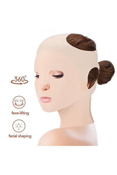 Choice قناع نوم ثلاثي الأبعاد قابل لإعادة الاستخدام بلون البشرة لشد الوجه، يس...