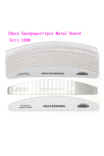 Choice ورق صنفرة قابل للإزالة للاستخدام مرة واحدة، حبيبات 100/180، مع معدن، 1...