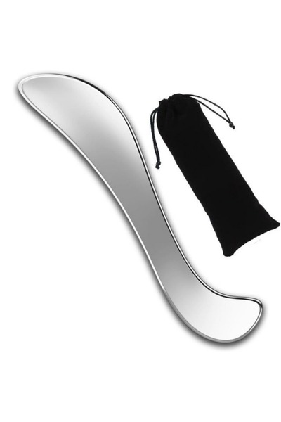 Choice مكشطة عضلات من الفولاذ المقاوم للصدأ الفضي، أداة غوا شا لتحرير اللفافة...