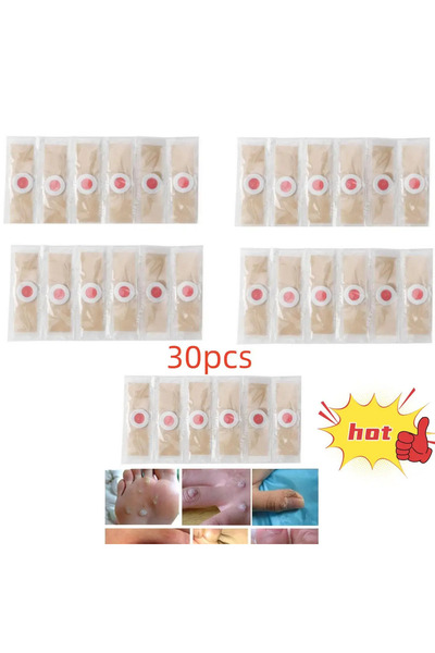 Choice1 30 قطعة حمراء/مجموعة واقيات أصابع القدم والقدم، وسادات لاصقة ذاتية ال...