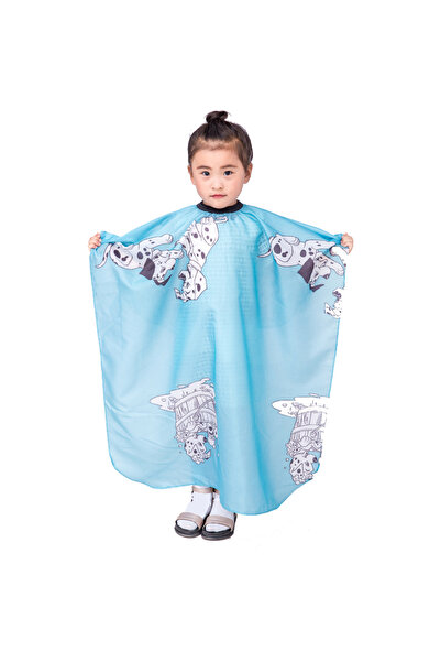 Choice SKY BLUE Haircut Salon Hairdressing Cape for Kids Child Styling Polyes...