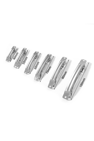 Choice ١٠ قطع من مشابك الشعر المعدنية ذات القاعدة الفارغة، بطول ٥ سم، مثالية ...