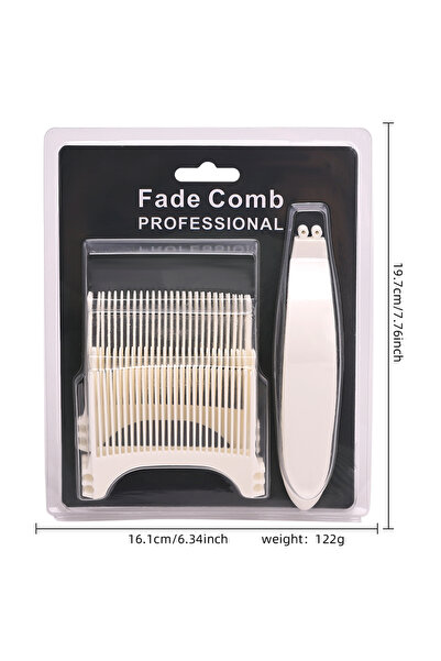 Choice مشط تحديد موضع قص الشعر من وايت باربر، أمشاط قابلة للاستبدال، ماكينة ح...