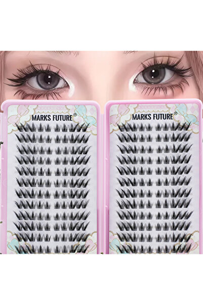 Choice مجموعة متنوعة من 240 قطعة من الرموش الصناعية، كثيفة، منحنية على شكل حر...