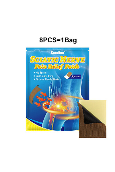 Choice5 8 قطع - 8-48 قطعة من لصقات عرق النسا، وسادات ألم العصب الوركي، وسادات...