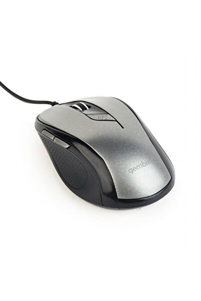 Gembird MUS-6B-01-BG, USB, Black-Grey