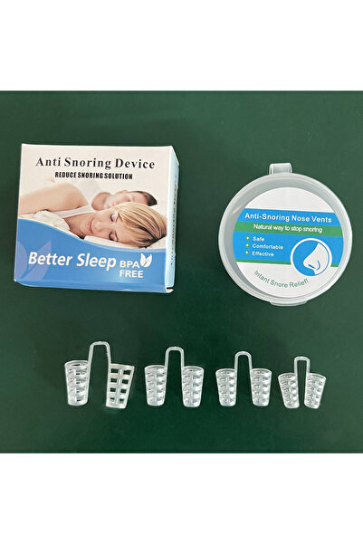 Choice1 جهاز مضاد للشخير مكون من 4 قطع، مزود بمشبك للأنف لتحسين التنفس ومساعد...