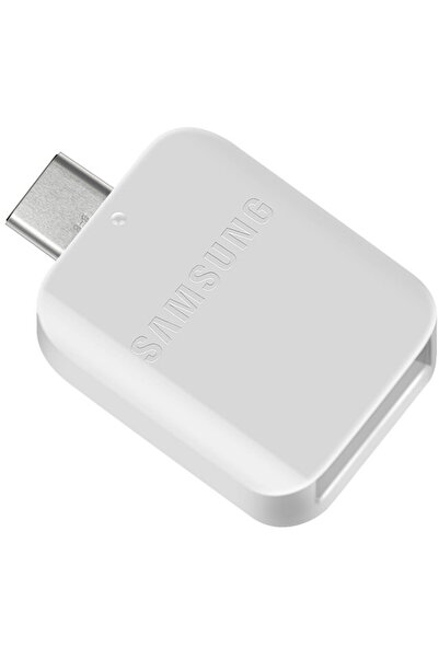 Samsung Adaptor OTG USB la USB Type-C UN930BW, Alb GH96-12489A