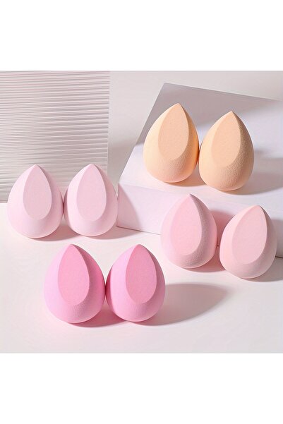 Choice 8PCS-PINK-DFP 8Pcs Pink Makeup Sponges - Hydrophilic Latex-Free Blende...