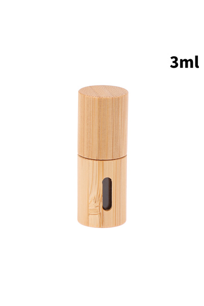 choice2 زجاجة رول أون من الخيزران سعة 3 مل، زجاجة رول خشبية سعة 3/5/10 مل، مل...