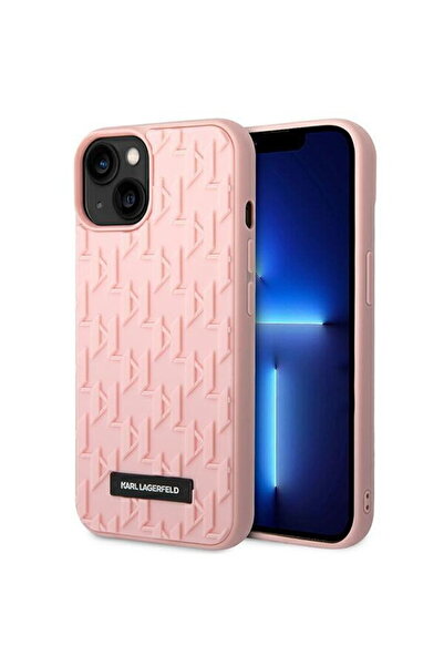 Karl Lagerfeld KLHCP14MRUPKLPP Husă rigidă pentru iPhone 14 Plus de 6,7" mono...