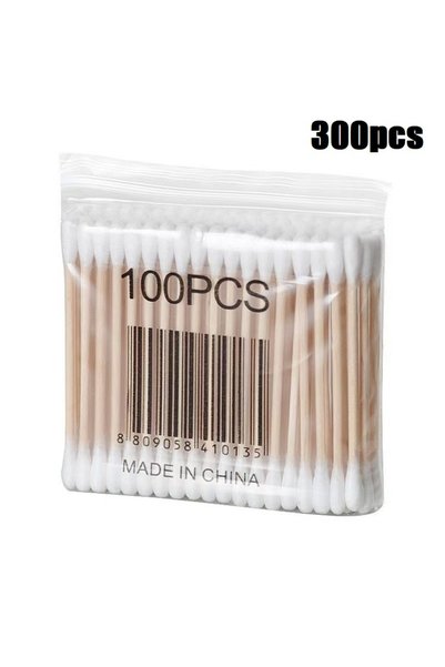 Choice 300PCS 100/300/800PCS Double-Head Disposable Cotton Swabs for Ear Clea...