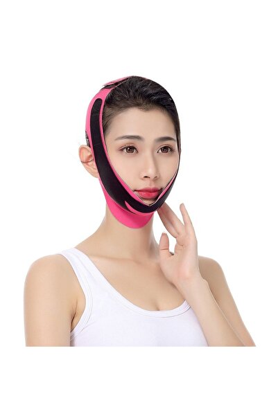 Choice red and black Elastic Face Slimming Bandage V Line Face Shaper Women C...