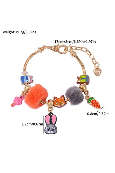 Choice مجموعة أساور خرز زوتوبيا 2، قلادات نيك وجودي، مجوهرات أفلام شخصية لمحب...