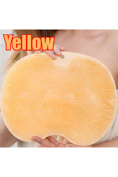 Choice3 وسادة تنظيف القدمين الصفراء، فرشاة حمام متعددة الوظائف، وسادة تدليك ا...