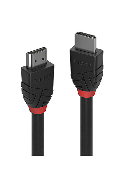 LİNDY Cablu HDMI de mare viteză, linie neagră, 5 m