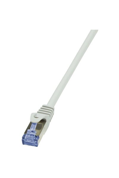 LogiLink Patch Cable Cat.7 10G S/FTP, conector Cat.6A, GREY 0,25m