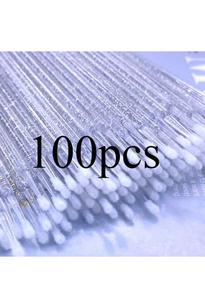 choice2 ١٠٠ قطعة فضية، ١٠٠/٣٠٠/٥٠٠ قطعة، فرشاة دقيقة لإزالة الرموش الكريستالي...