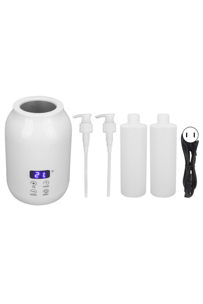 Choice1 سخان زيت تدليك أحادي الزجاجة، شاشة LED، تحكم باللمس، ضبط درجة الحرارة