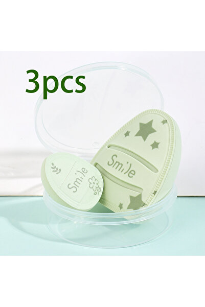 Choice green 3PCS puff combination, including 1 big matcha green puff +1 deta...