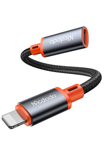 Mcdodo Adaptor Type-C la Lightning din Aluminiu - (CA-1440) - Black