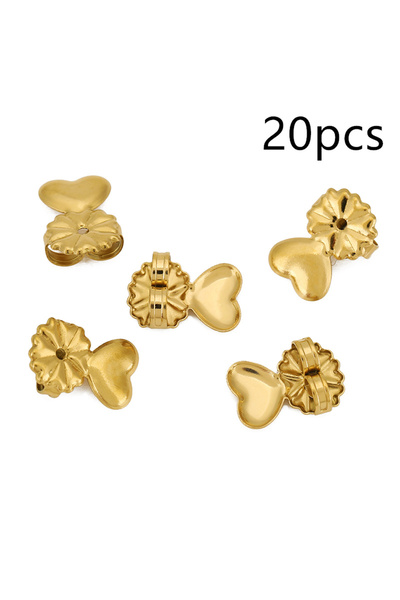 Choice Golden 2 20 50 pcs Never Fade Stainless Steel Earrings Stopper Backs P...