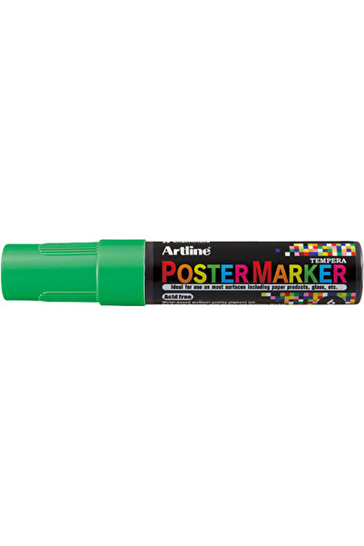 artline ARTLINE poster marker, plastic body, round tip 6mm - fluorescent green