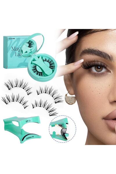 Choice1 رموش مغناطيسية قابلة لإعادة الاستخدام، رموش منك ثلاثية الأبعاد مجنحة ...