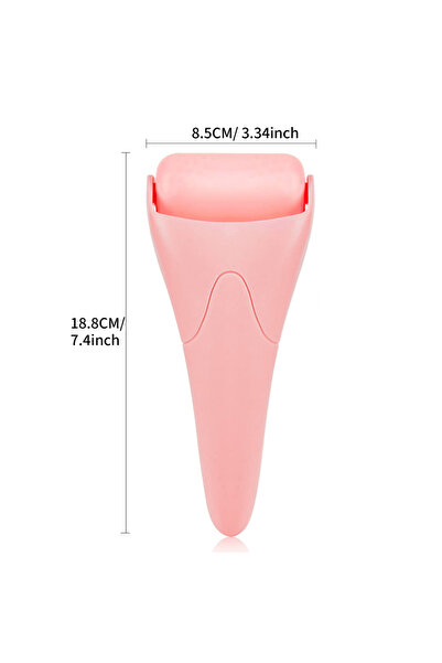 Choice Deep pink 1pc Portable and Practical Ice Roller Massage Device - Ice F...