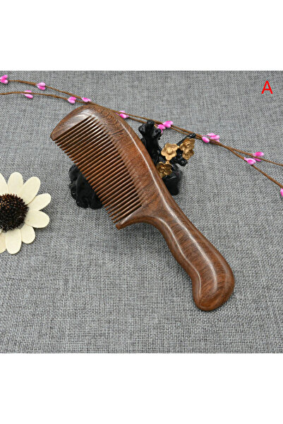 Choice مشط شعر طبيعي من خشب الصندل، مضاد للكهرباء الساكنة، مشط خشبي للتدليك، ...