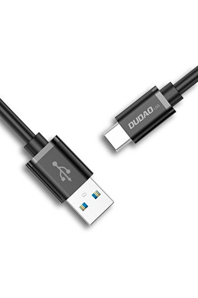 DUDAO cable USB cable - USB Type C Super Fast Charge 1 m black (L5G-Black)