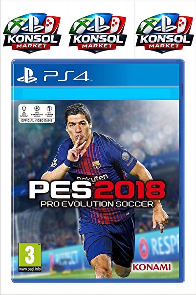Konsol Market PES 18 - Playstation 4 Oyunu (Açılmış)