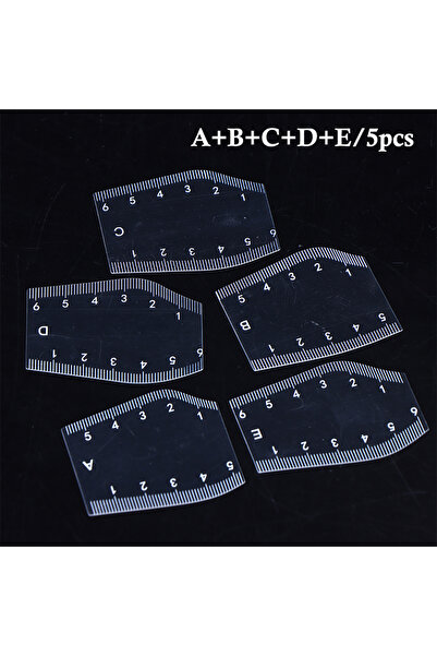 Choice 1set ♥♥♥Portable Instant Brow Shaper Drawing Eyebrow Design Ruler,Prec...